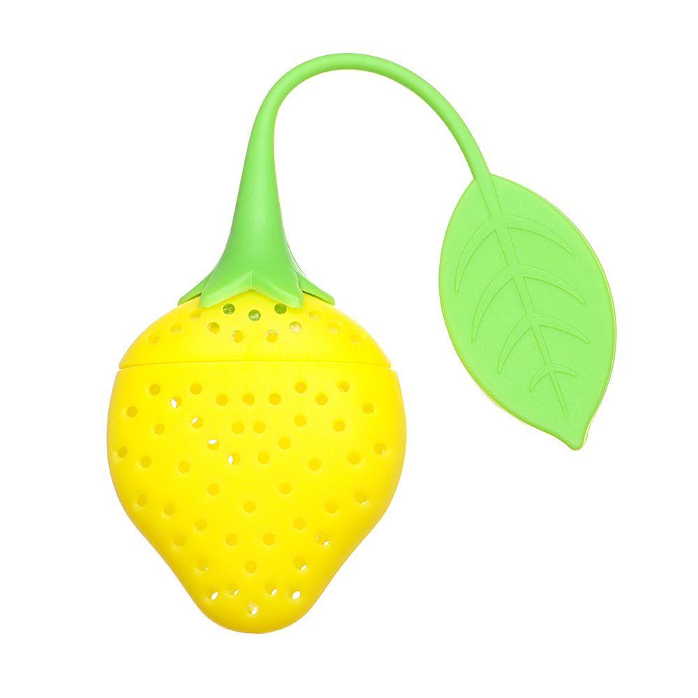 Firmly Filter Reusable Tea Bag Tea Infuser Silicone Tea Ball Coffee Filter Strawberry Teabag