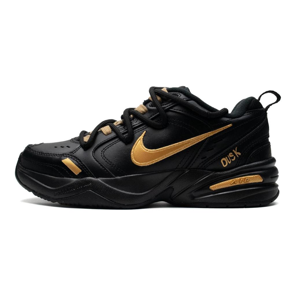 Nike Air Monarch 4 Nightfall Нескользящие износостойкие Низкие массивные кроссовки Унисекс Черный Коричневый 415445-001(Team98-)