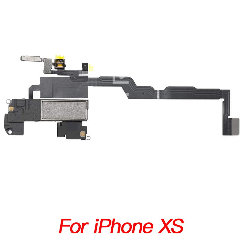 Шлейф слухового динамика для замены на iPhone X XR XS 11 12 Mini Pro Max Слуховой динамик Верхний динамик Датчик освещенности Микрофон