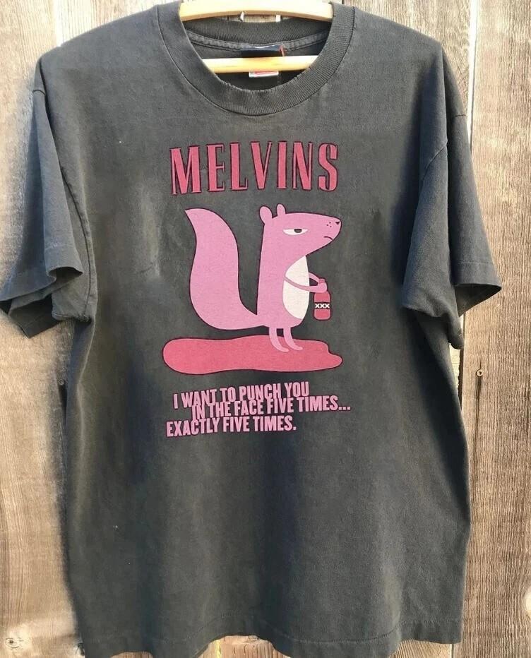 Melvins Band Shirt, Melvins Band Charcoal Cotton Unisex Unisex T-Shirt