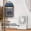 Multifunctional Handheld Fan Portable Office Desktop Mini USB Rechargeable Fan Wall-hanging Folding Summer Portable Cooling Fan
