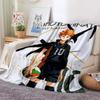 Волейбол Аниме Плед Haikyuu Одеяла Коралловый Флис Плюшевые Украшения Мия Ацуму Манга Мягкие Пледы для Кровати Дорожное Одеяло
