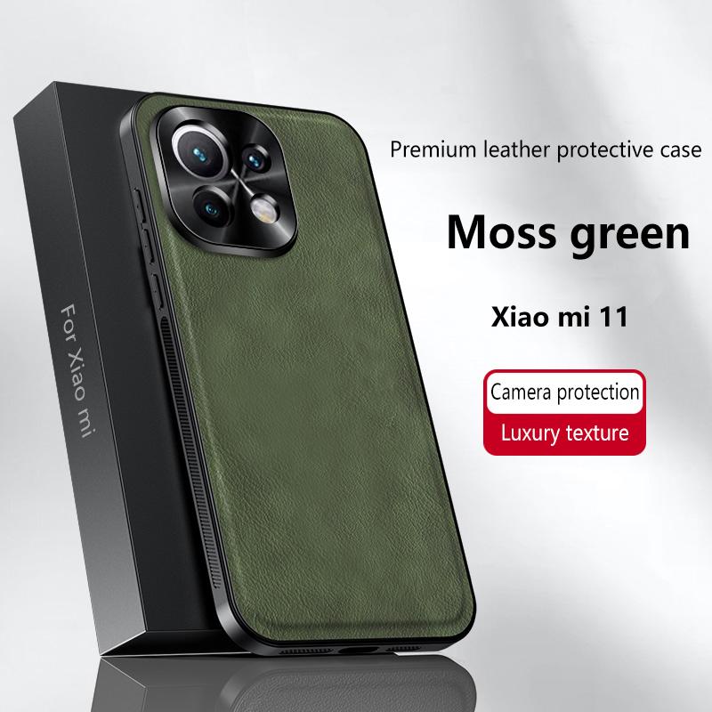 Для Xiaomi 11 Чехол Магнитный Элегантный Кожаный Износостойкий Объектив Полностью Закрытый Нескользящий Захват Защита Края Рамка