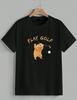 Funny Hamster Playing Golf Fan T-Shirt Cute Animal Lover Graphic Tee Unisex 2
