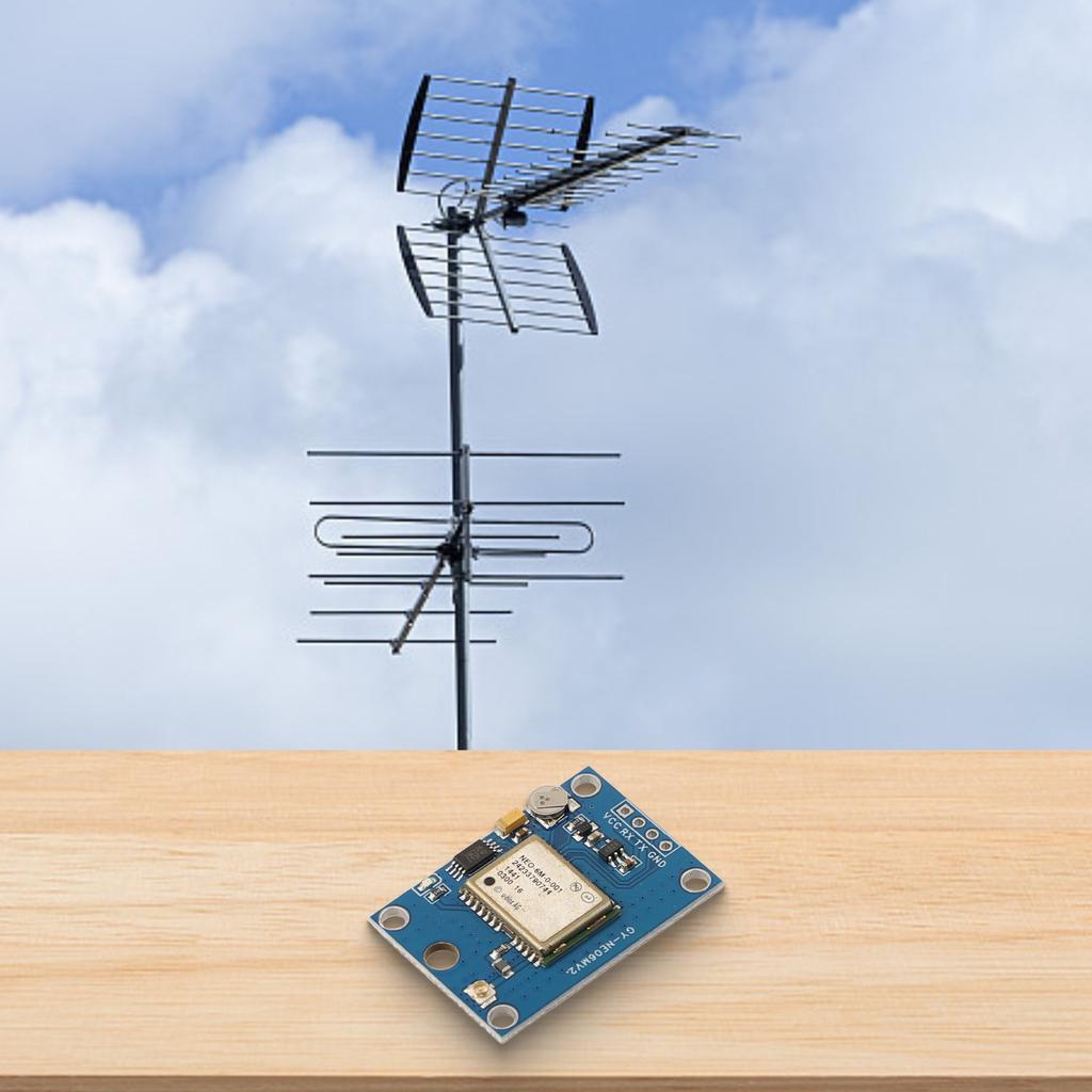 Модуль GPS NEO-6M 3V-5V Блок питания с антенной для Arduino