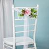 Wedding Ceremony Chair Back Flowers Elegant Wedding Chair Back Flower Embellishment Decorative Flowers for Aisle