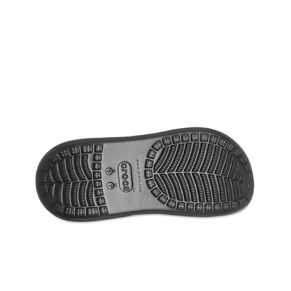 Crocs Классические клоги Серебряная бабочка ЭВА Удобные и универсальные Модные туфли с отверстиями Унисекс Черные