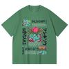 230 Gsm 100% Cotton Pokemon V4 Balbasaur Print Unisex Heavy Cotton T Shirt