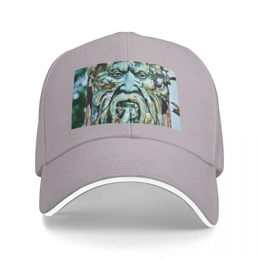 Green Man with owls and snails in his hair Baseball Cap |-F-| Male hat Vintage Fashion Beach Women's Beach Visor Men's