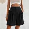 Summer Women High-waisted Shorts Botton
