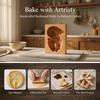 Деревянные формы для печенья с узорами животных, 3D DIY резные тисненые формочки для вырезания печенья, Птица, Гусь, Лошадь, Еж