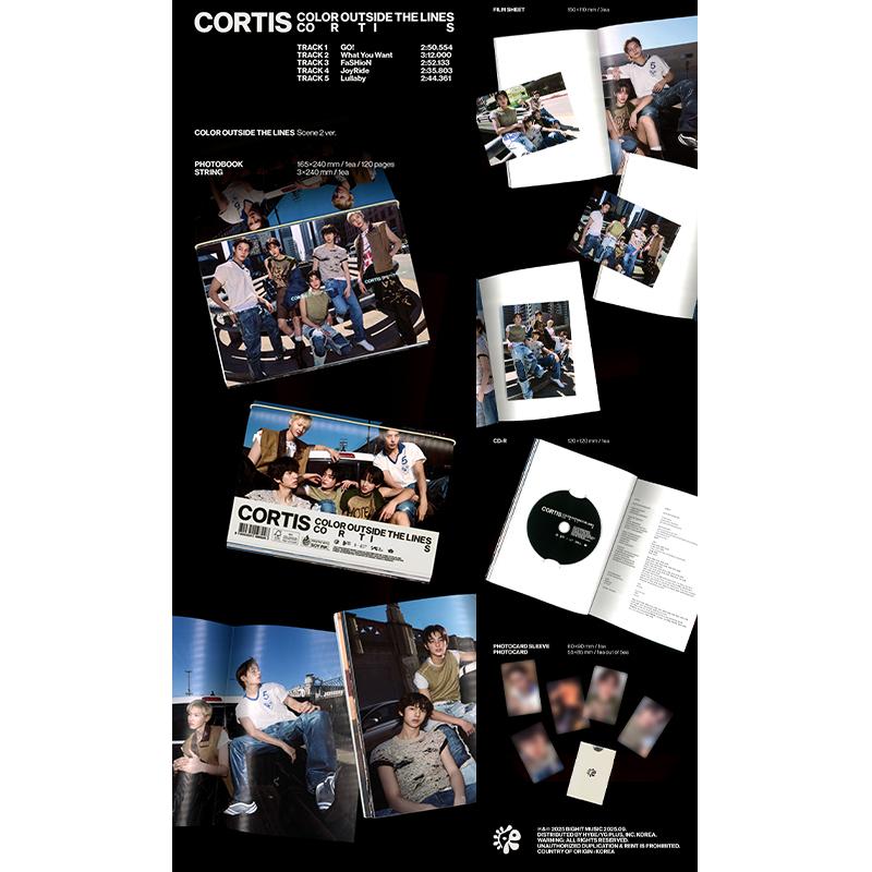 [Предзаказ] Big Hit Новая группа CORTIS Мини-альбом 1-й [COLOR OUTSIDE THE LINES] Версия с фотобуком. (ЛОТЕРЕЯ)