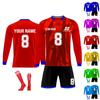 Personalised Shirts Kit Mens Girls With Name Number Custom Football Jerseys For Boys Training Suit