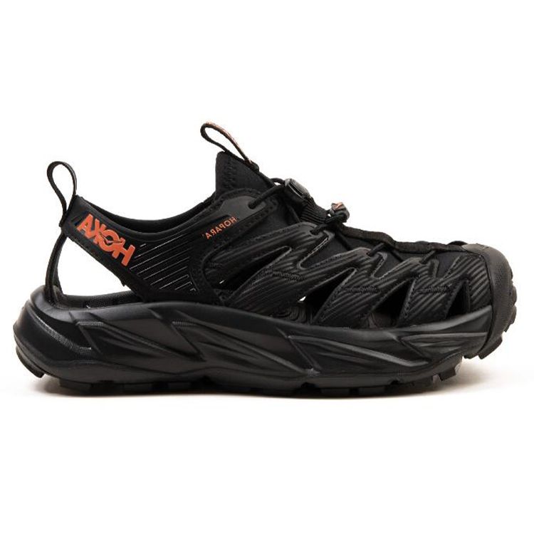 HOKA Hopara Sandal Black Fusion Coral Women Sneakers 1106535-BFCR