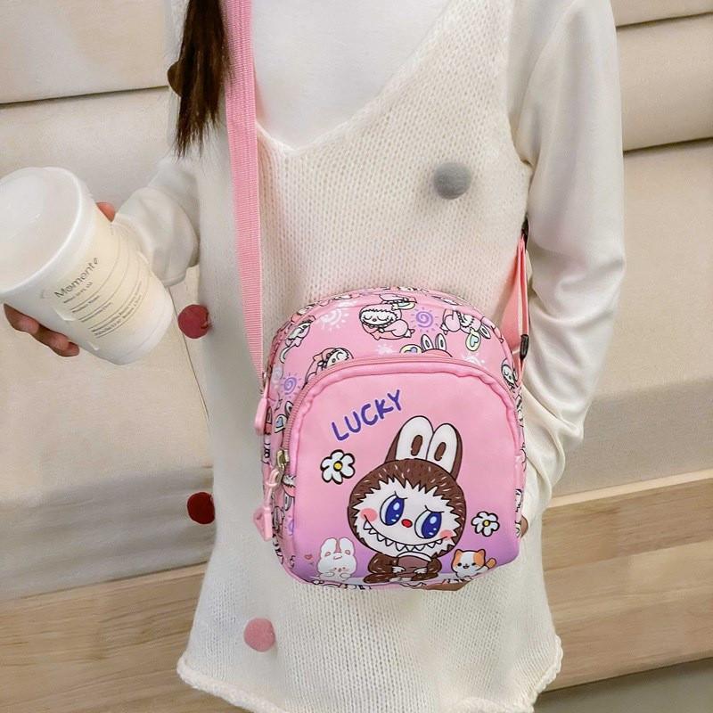 Stylish Kids Baby Bags Fun Printed Cartoon Chest Bags For Boys And Girls School Use
