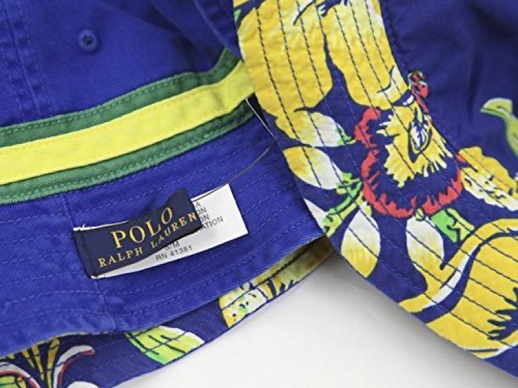 (Поло Ральф Лорен) Мужская и женская двусторонняя шляпа сафари с одним очком 0108542 [Б/У]