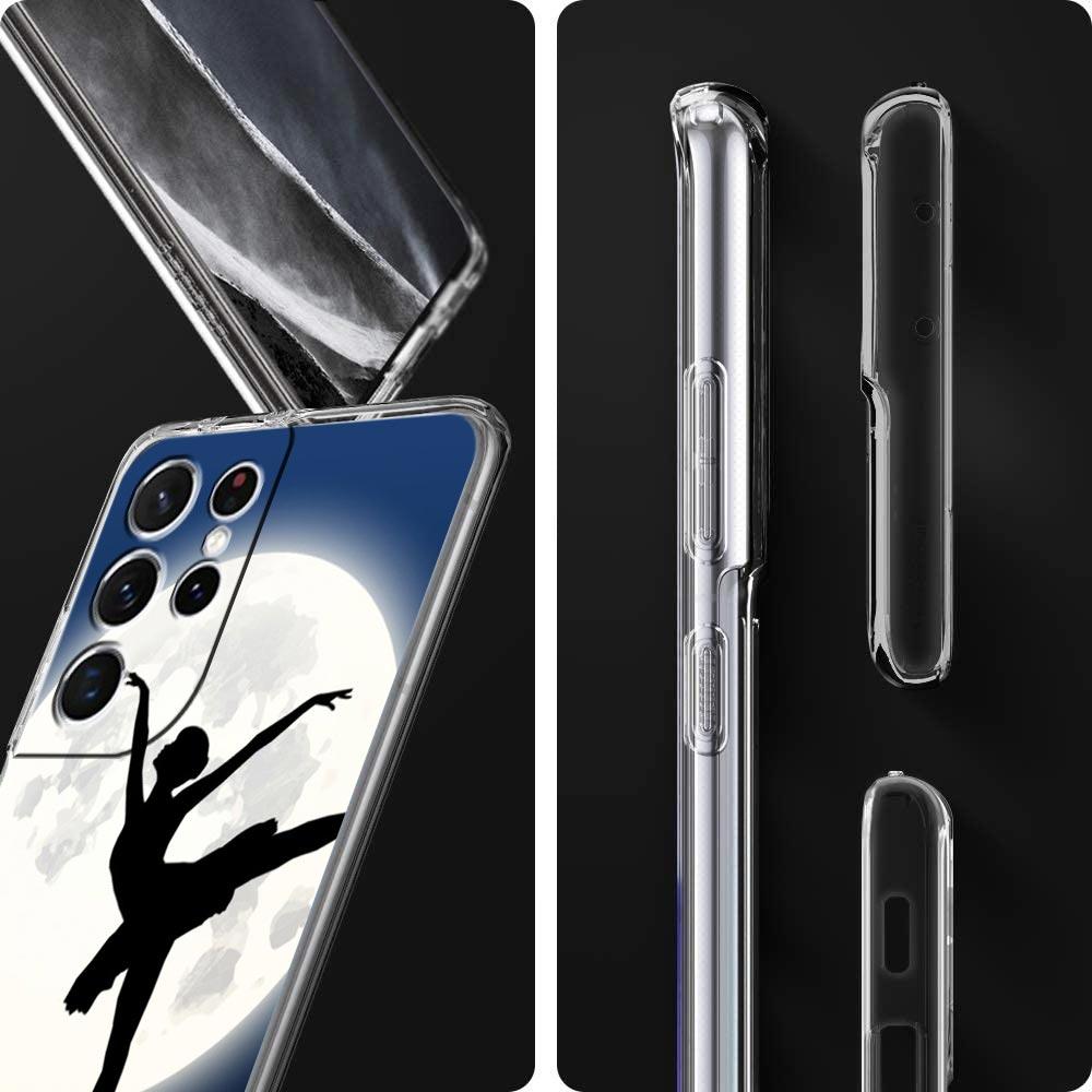 Простой чехол для телефона с балетным лебедем для Samsung Galaxy S23 S22 5G S20 Ultra S21 FE 5G S10E S9 S8 S10 Plus Мягкая задняя крышка