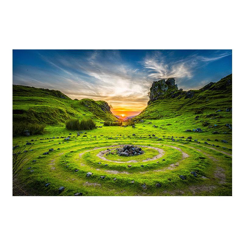 Натуральный зеленый лес свежий мох холст картины настенное искусство зеленое дерево растение искусство постеры и принты для декора гостиной без рамки