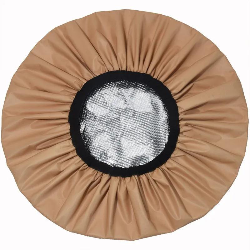 1 шт. самонагревающаяся шапочка из фольги, утолщенная нагревающаяся паровая маска для волос, портативная парикмахерская, гладкая шапочка для волос, масло для выпечки