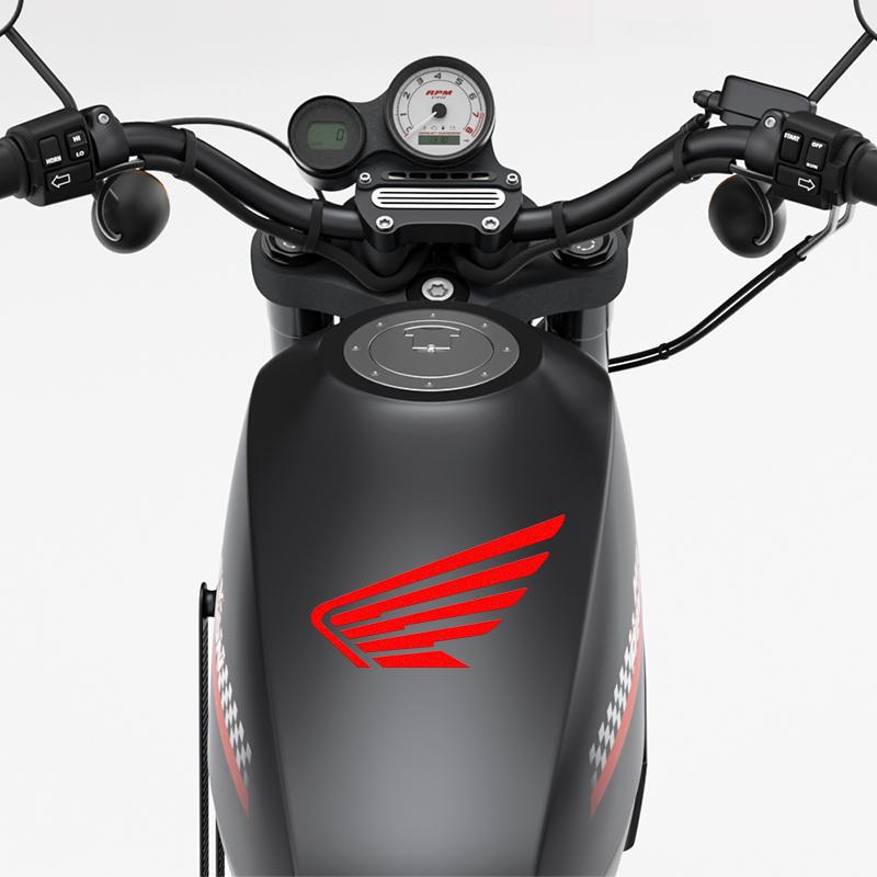 JBH4 Motorcycle Tail Box Decals Motorcycle Decorative Sticker Multicolor Stickers For Honda CRF CB CR XR CRM CBR 125 250 300 350 400