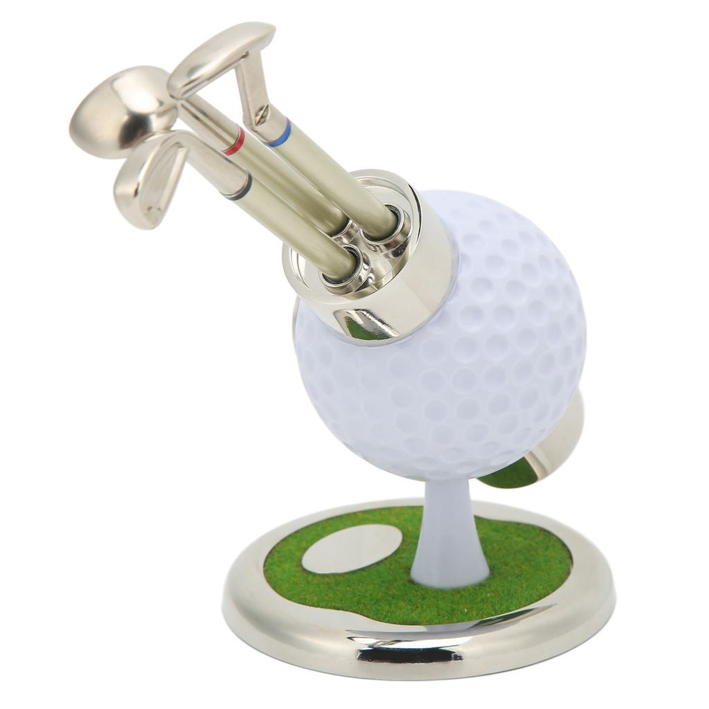 Набор подставок для ручек для гольфа, имитация, цинковый сплав, часы, контейнер для ручек, для подарка отцу, украшение