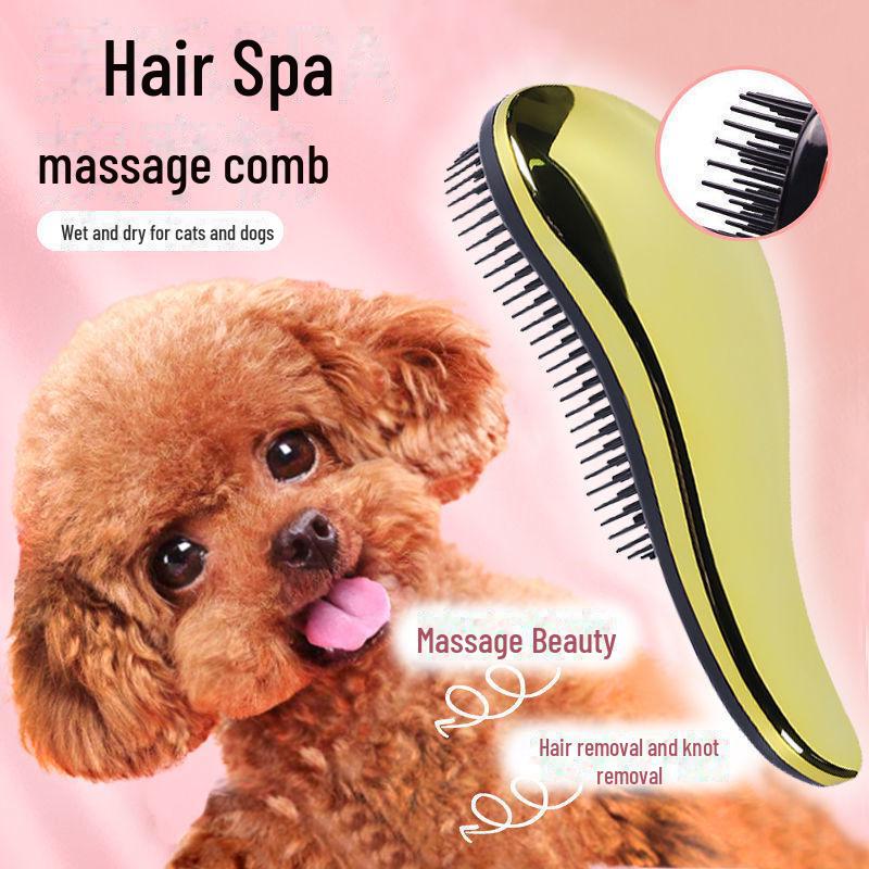 Массажная расческа Teddy Pet для ухода за собаками - пушистая шерсть и инструмент для чистки