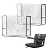 2 Pcs Salon Chair Cover Waterproof Salon Seat Protectors Clear Hairdressing Chair Back Covers for Most Standard Chairs Spa Chairs