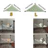 Ice Silk Cooling Hanging Bed Skin-Friendly Guinea Pig Nest Pet Hammock Nest  Cage Accessory