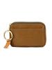 Coin Case Coin Purse Leather Genuine Leather Cowhide Unisex Olive Women's Men's