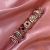 Punk Gothic Poker Ring Set for Women Vintage Spades Ace Silver Color Plated Retro Rhinestone Charm Billiards Ring Finger Jewelry