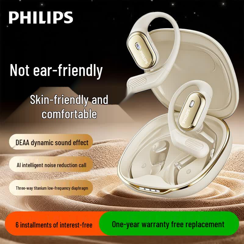 Philips TAT3759 True Wireless Open-Ear Sports Bluetooth Earbuds