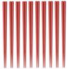 Daikoku Kogyo SPS Reusable Chopsticks 23cm Hexagonal 100 Pieces (red)