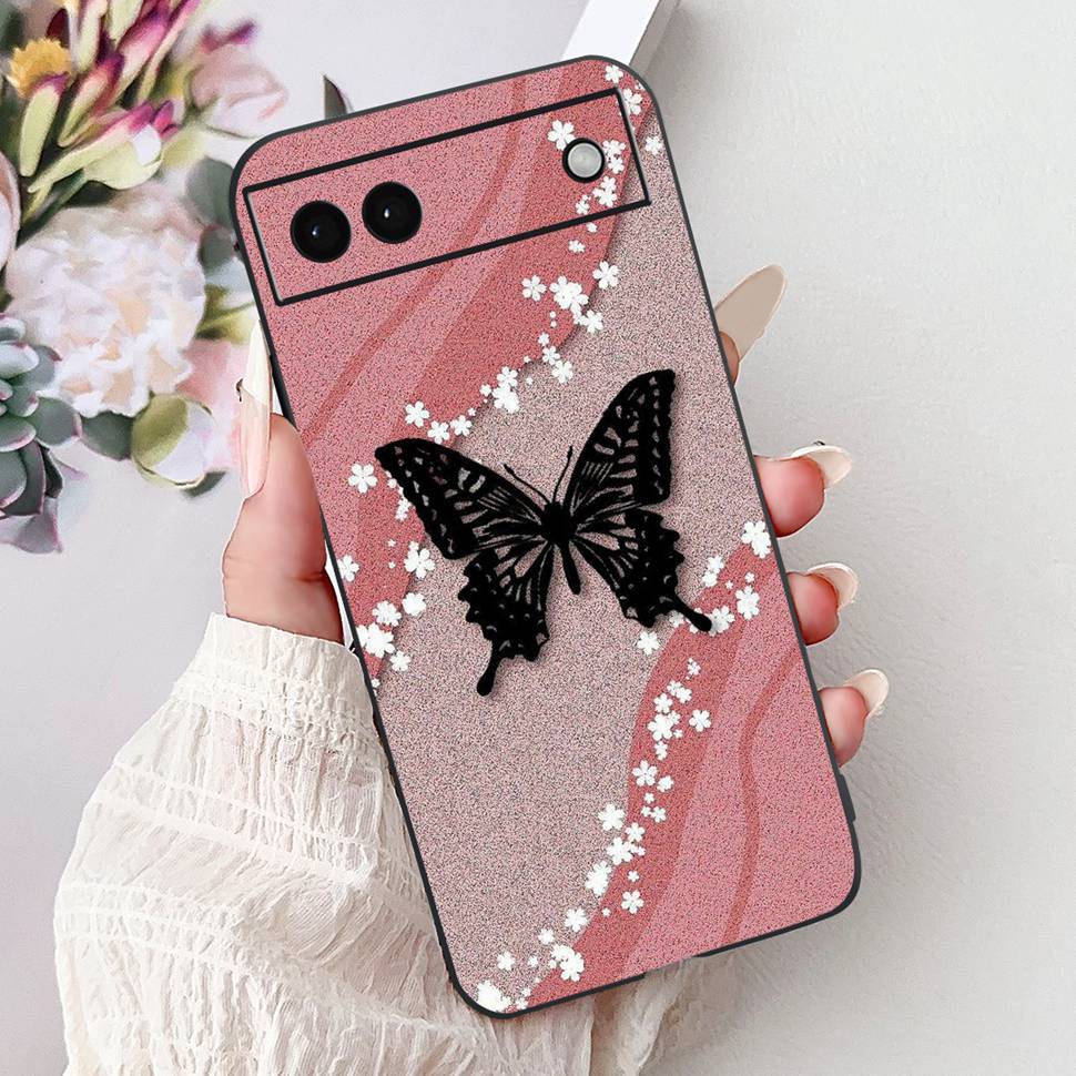 Luxury Painted Cover For Google Pixel 6A Case Soft Silicone Phone Case For Google Pixel 6A Google6A 2022 Back Cover 6.1"