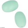 Silicone Olive Beads - 20 X 14 Mm - Sea Green - 2 Pcs