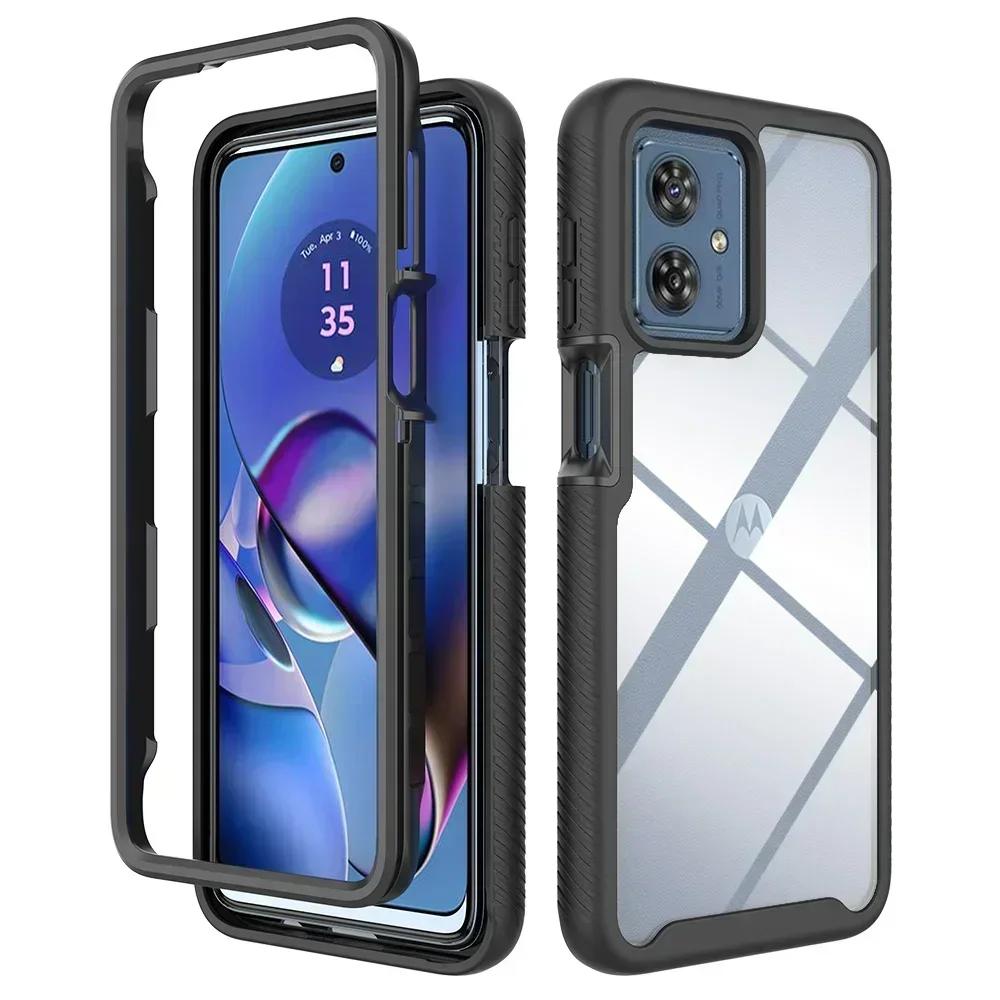 Для Motorola Moto G86 Power G56 G77 G87 G55 G35 G24 G54 Power 5G Хрустальный Чехол Задняя Крышка Чехол для Moto G84 Телефон G14 G 86 G04s funda