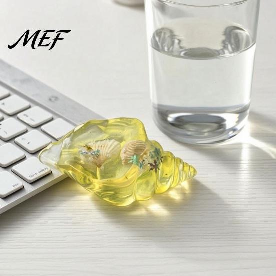 TPR Fidget Toy Clear Conch Stress Relief Toy, Sea Snail Squeezable Relaxing Stretchy Sensory for Anxiety & Hand Exercise Therapy