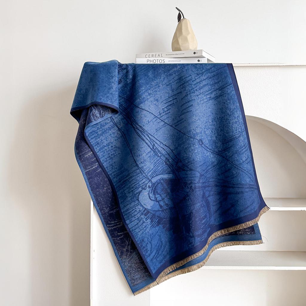 New Luxury Brand Cashmere Women Print Scarf Winter Warm Shawl and Wrap Bandana Pashmina Female Foulard Blanket Poncho Scarves