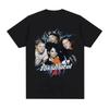 26 Рок-группа Tokio Hotel Каулиц Принт Футболка Хлопковая Футболка Модная Футболка с Коротким Рукавом Унисекс Женская Хип-хоп Уличная Одежда Футболка Одежда