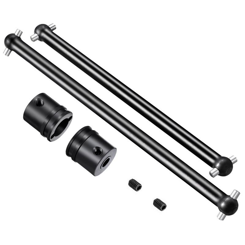 TRINOOD Steel Driveshaft Front Rear Center Universal CVD Dog Bone Diff Cup for 1/8 A-RRMA KRATON V4 V5 Buggy RC Car Parts