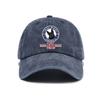 Popular retro anniversary print washed old soft top sunshade baseball cap unisex hat