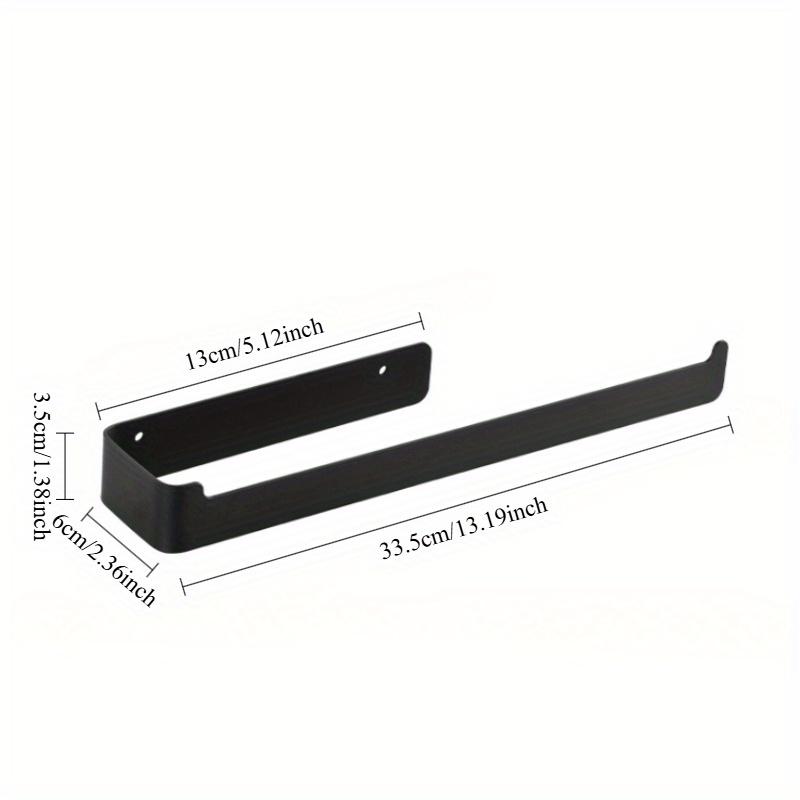 Stainless Steel Towel Holder, No Punch Towel Ring, Bathroom Towel Hanger Bathroom Towel Rack Single Bar, Bathroom Accessories