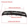 Universal Carbon Fiber Bumper Lip Rear Bounding Automotive Spoiler Shark Fin Rear Bumper Guide Plate Six Tooth Spoiler Bumpers