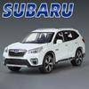 1/32 Subaru Forester SUV Alloy Off-Road Vehicle Miniature Scale Model Car Diecast Metal Sound and Light Collection Children Toy Gift