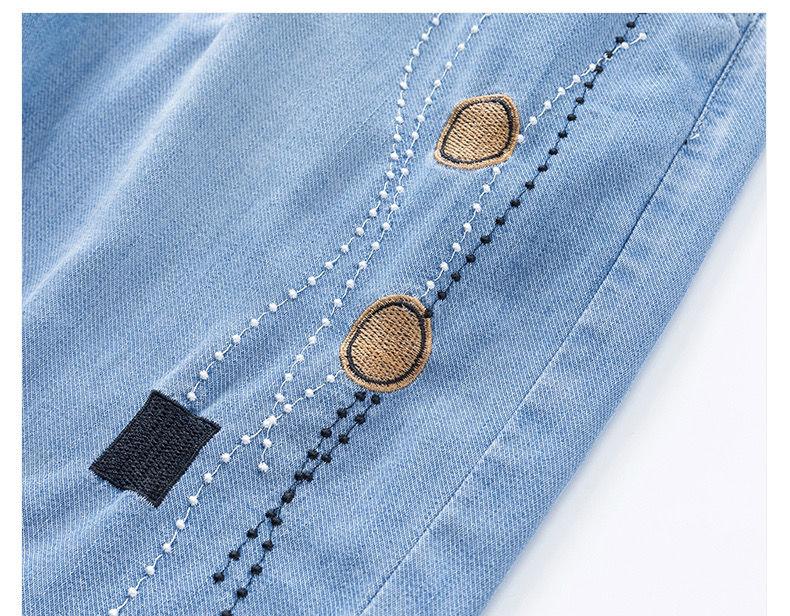 Женские летние тонкие широкие джинсовые шорты трапециевидного силуэта с высокой талией и широкими штанинами