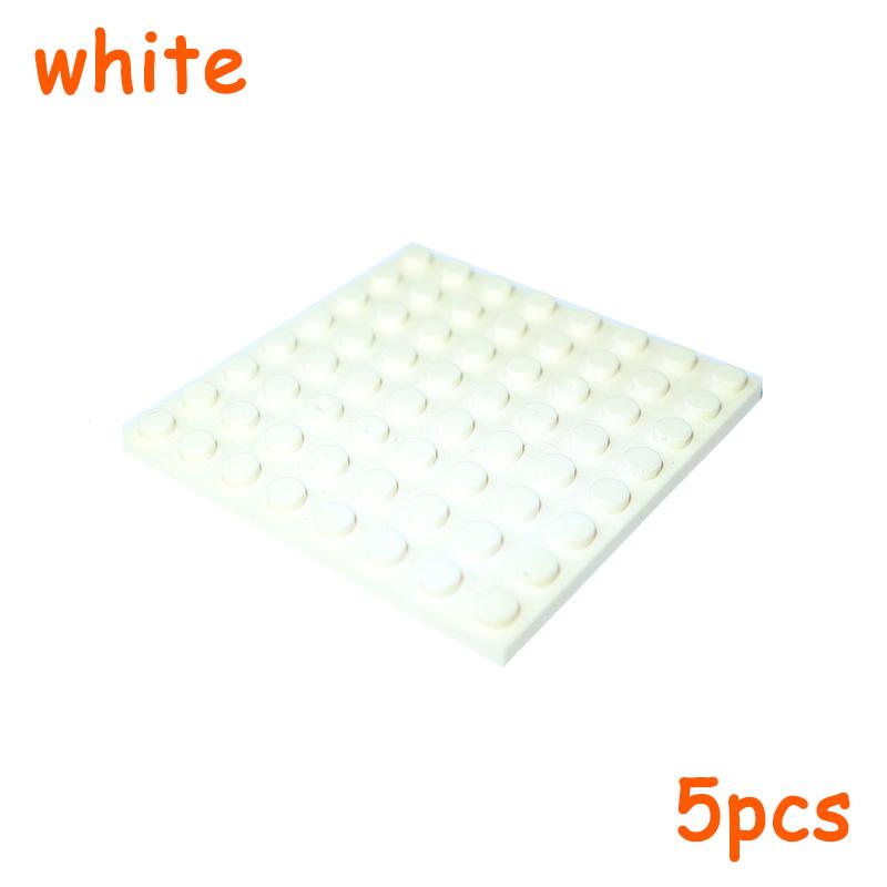 5 шт. 8x8 Точек 8*8 Пластина 41539 MOC Собираемые Частицы DIY Строительные Блоки Фигурки Кирпичики Образовательная Креативная Игрушка для Ребенка
