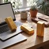 Стресс-игрушка в виде золотого слитка для взрослых и детей
