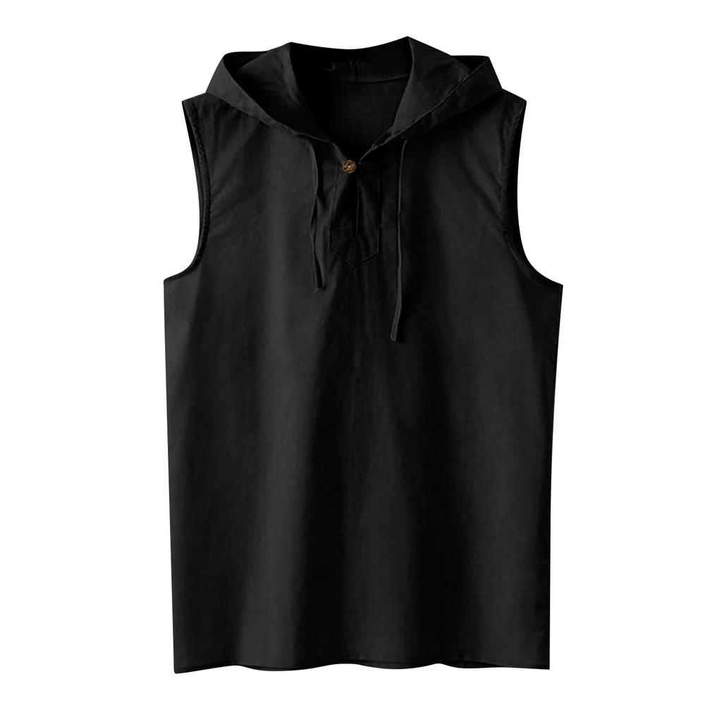 Men's Short Sleeved Men's Tankn Casual Color Matching Tank Top