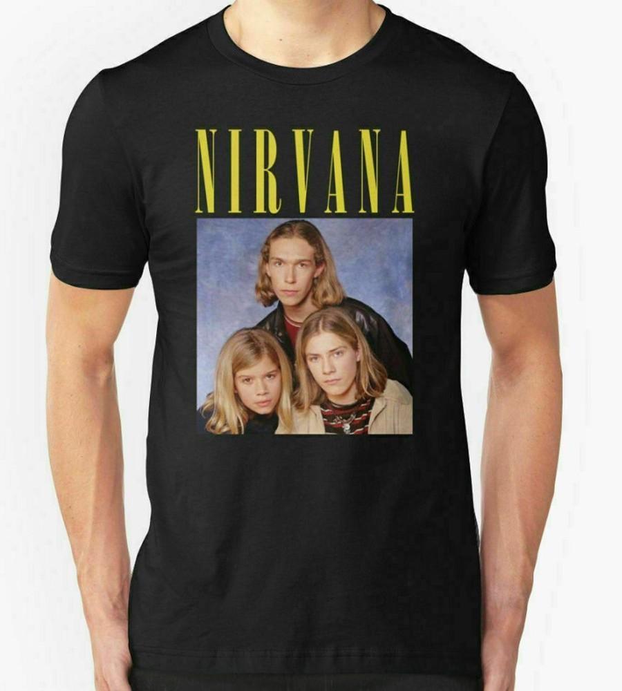Футболка с логотипом Nirvana Hanson Винтажная Горячий Тренд Футболка Подарок 100% Хлопок Для Фанатов Унисекс Футболка