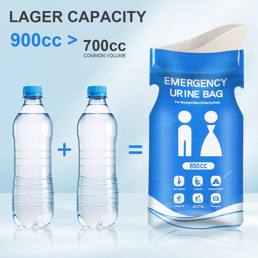 1-30PCS 850ml Outdoor Travel Emergency Portable Car Urinal Vomit Bags Mini Mobile Toilets Unisex Disposable Toilet Bag for Pregn