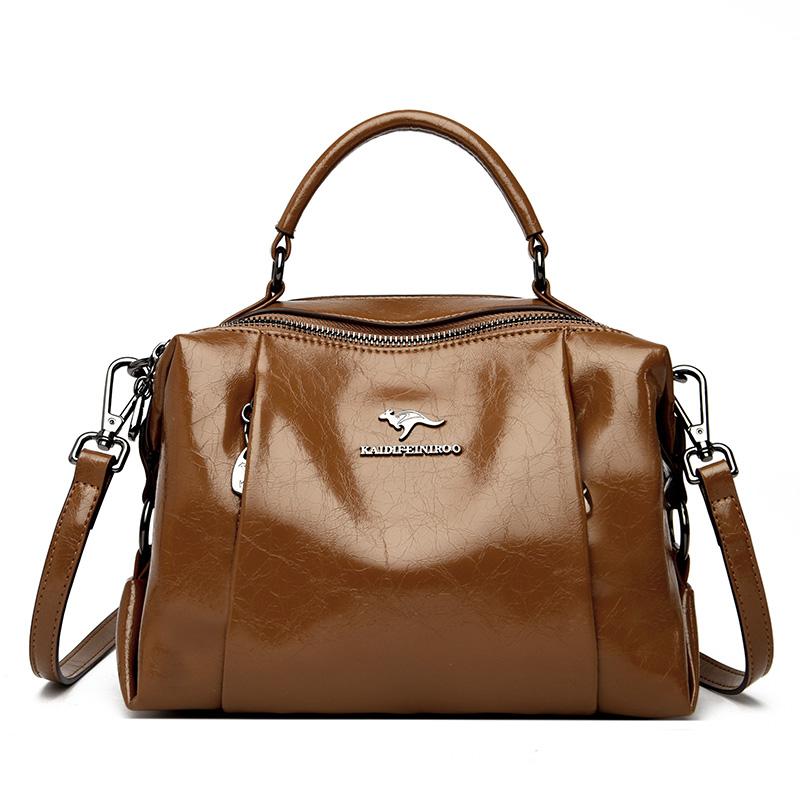 Женские кожаные сумки через плечо Сумки-мессенджеры Роскошные дизайнерские сумки высокого качества Новые женские сумки